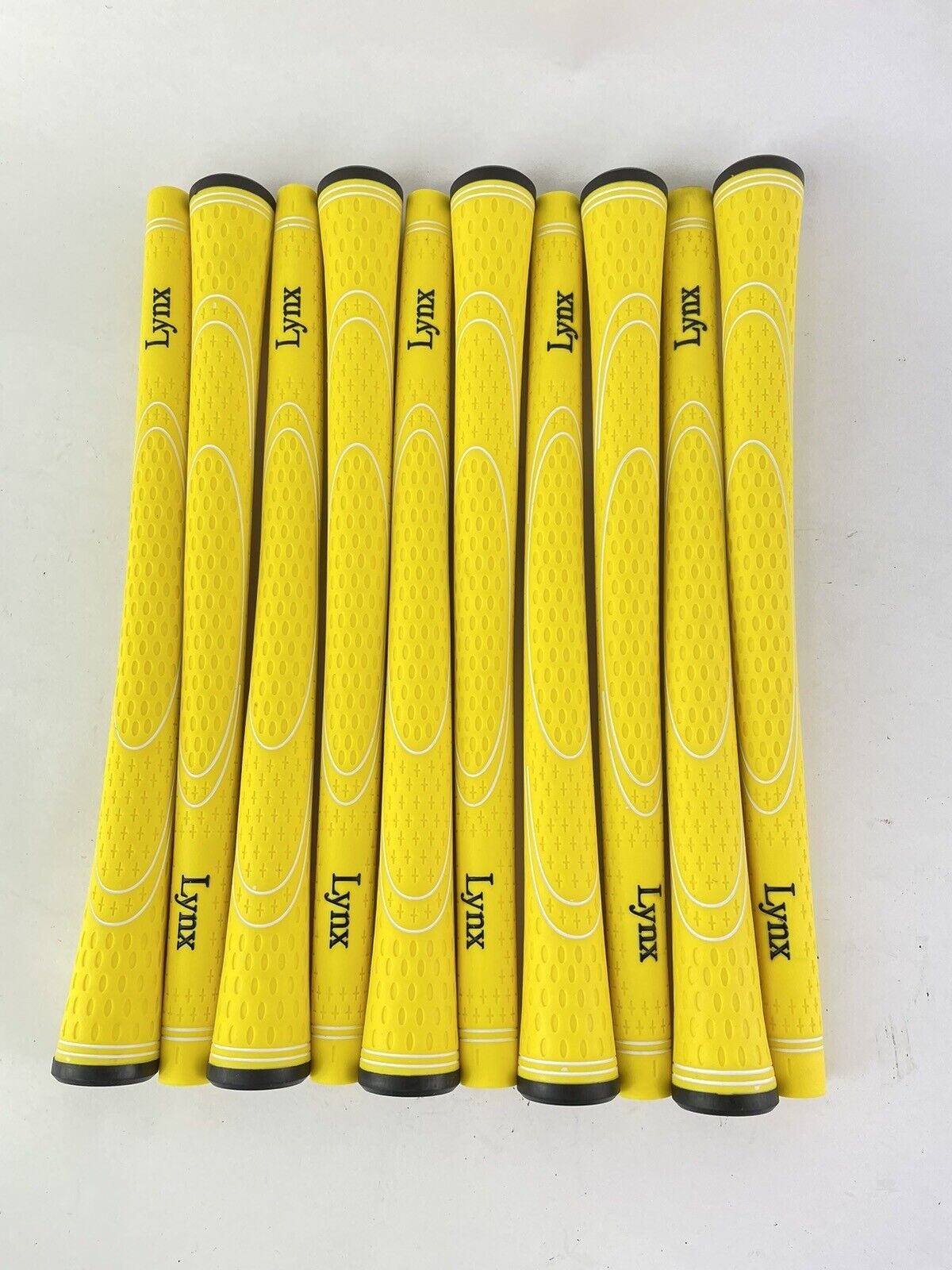 Lynx Golf Grips Mens (10) Yellow/Black /Standard Size /Brand New